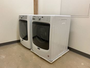 Commercial-size washer & dryer facility